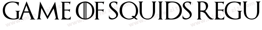 Game Of Squids Regular字体转换